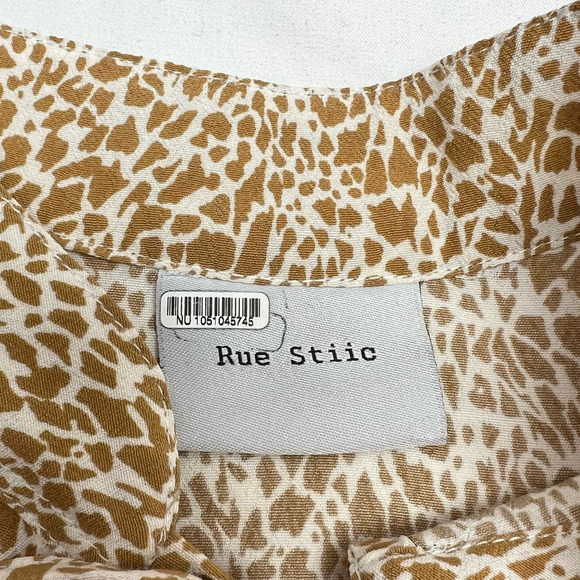 Free People Rue Stiic Mini Dress NWT $155 Micro Animal Print Women's Size XS - Picture 5 of 11